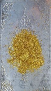 The Blockprint Tree - scrapbook - scarf Golddust 7